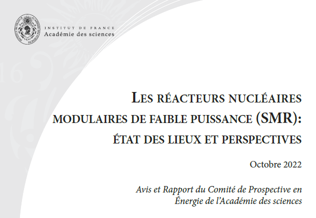 Rapport de l'Académie des Sciences sur les SMR - NewCovalence
